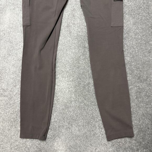 Athleta Headlands Hybrid Cargo Pants Womens 0 Brown High Rise Zip Pockets Ankle - Picture 11 of 11